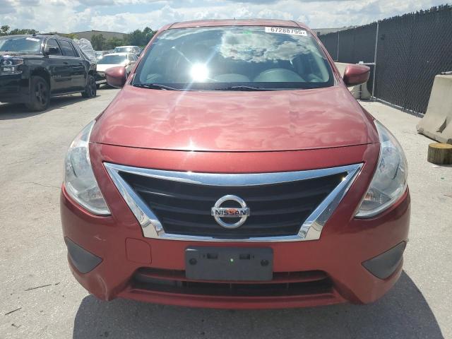 3N1CN7AP6KL834608 - 2019 NISSAN VERSA S RED photo 5