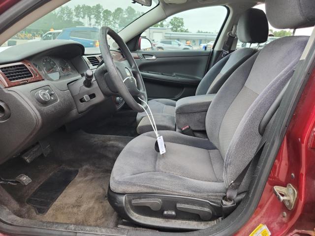 2G1WT57N291298450 - 2009 CHEVROLET IMPALA 1LT Қызыл фото 7