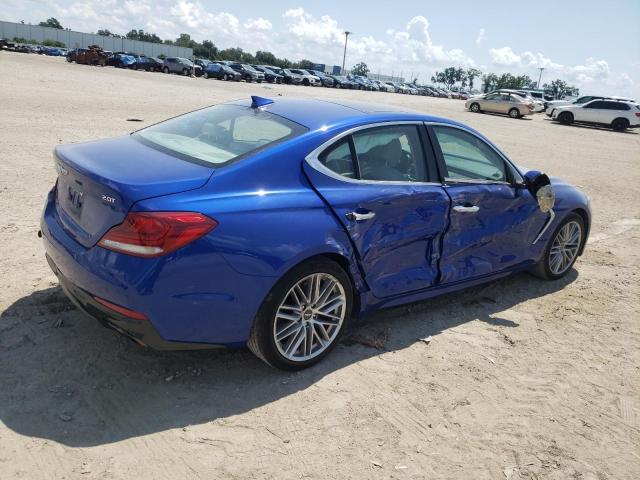 KMTG34LA1MU075775 - 2021 GENESIS G70 ELITE BLUE photo 3