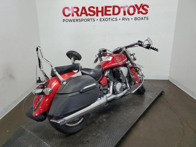 JYAVP25E99A007839 - 2009 YAMAHA XVS1300 CT RED photo 4