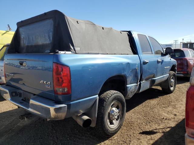 3D7KU28663G827055 - 2003 DODGE RAM 2500 ST BLUE photo 3