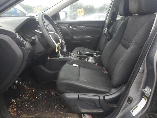 KNMAT2MT5HP500766 - 2017 NISSAN ROGUE S GRAY photo 7