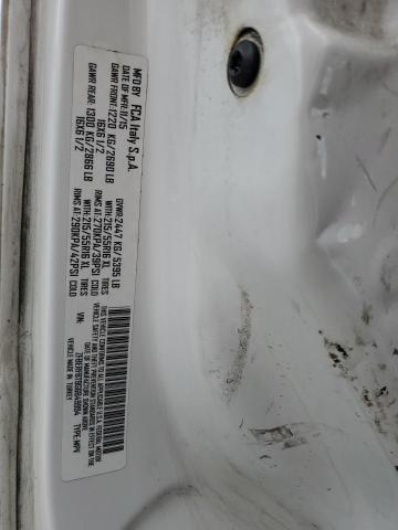 ZFBERFBT9G6B49994 - 2016 RAM PROMASTER SLT Білий фото 13