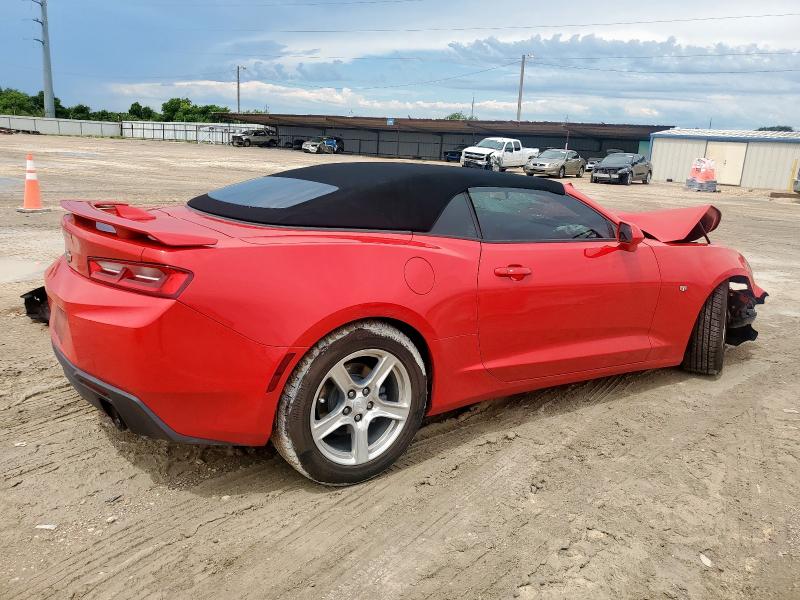 1G1FB3DS6J0132367 - 2018 CHEVROLET CAMARO LT RED photo 3