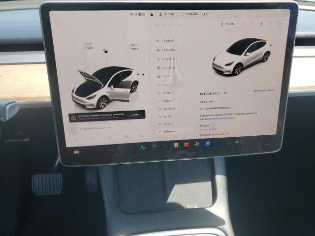 7SAYGDEE6PA103591 - 2023 TESLA MODEL Y თეთრი ფოტო 9