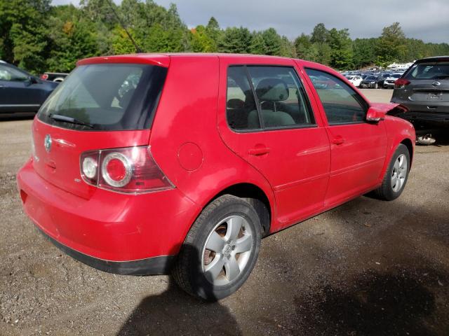 9BWEL4BE0A4003915 - 2010 VOLKSWAGEN CITY GOLF RED photo 3