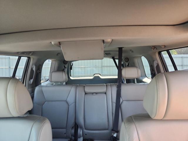 5FNYF48619B044685 - 2009 HONDA PILOT EXL WHITE photo 10