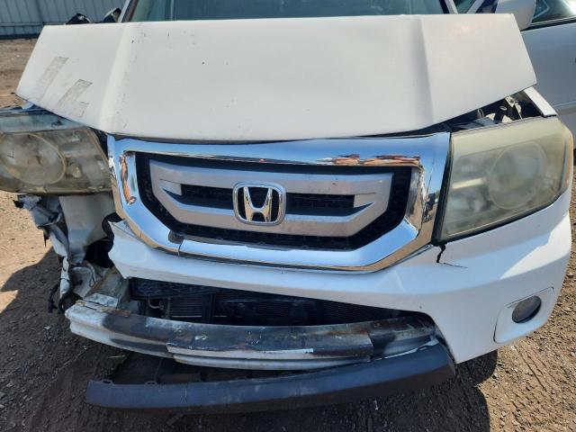 5FNYF48619B044685 - 2009 HONDA PILOT EXL WHITE photo 12