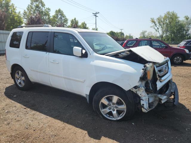 5FNYF48619B044685 - 2009 HONDA PILOT EXL WHITE photo 4