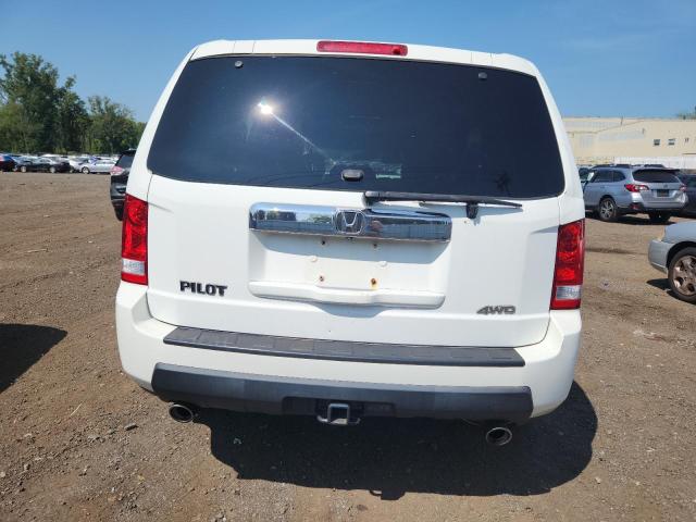 5FNYF48619B044685 - 2009 HONDA PILOT EXL WHITE photo 6