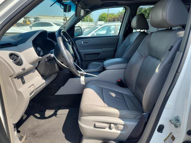 5FNYF48619B044685 - 2009 HONDA PILOT EXL WHITE photo 7
