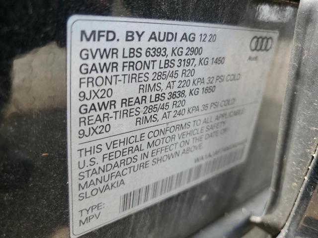 WA1AJAF74MD024421 - 2021 AUDI Q7 PREMIUM 黑色 照片 13