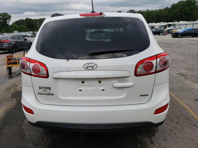 5XYZGDAB6CG151630 - 2012 HYUNDAI SANTA FE GLS WHITE photo 6