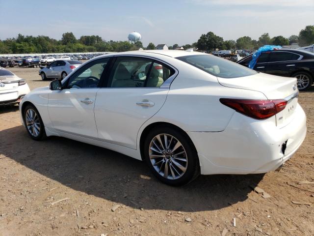 JN1EV7BR7NM340096 - 2022 INFINITI Q50 LUXE WHITE photo 2