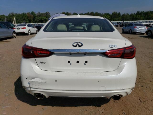 JN1EV7BR7NM340096 - 2022 INFINITI Q50 LUXE WHITE photo 6