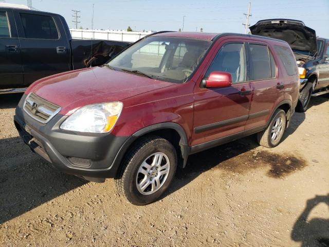 JHLRD78844C055248 - 2004 HONDA CR-V EX MAROON photo 1