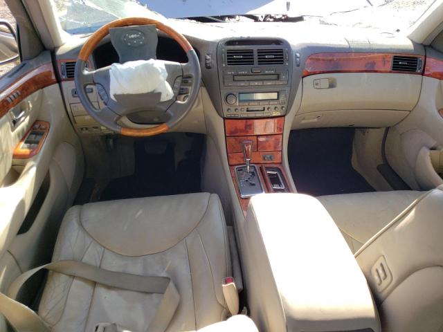 JTHBN30F220062601 - 2002 LEXUS LS 430 TAN photo 8