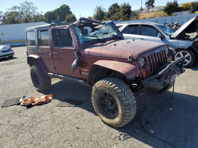 1J4GA59147L191803 - 2007 JEEP WRANGLER SAHARA BURGUNDY photo 4