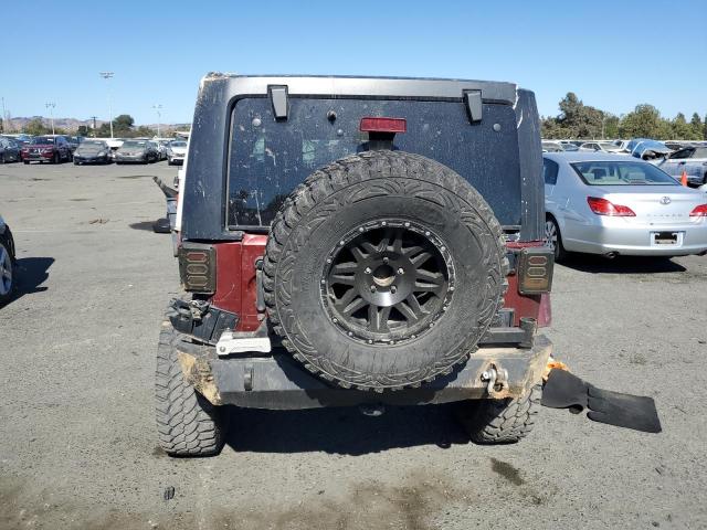 1J4GA59147L191803 - 2007 JEEP WRANGLER SAHARA BURGUNDY photo 6