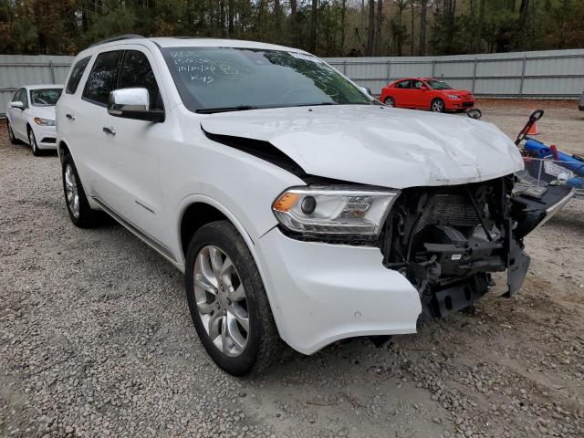 1C4RDJEG5JC226736 - 2018 DODGE DURANGO CI WHITE photo 1