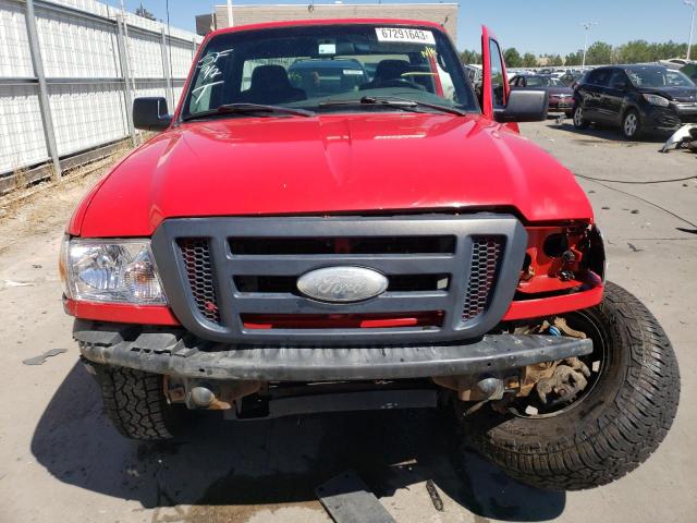 1FTYR10D86PA25827 - 2006 FORD RANGER RED photo 5