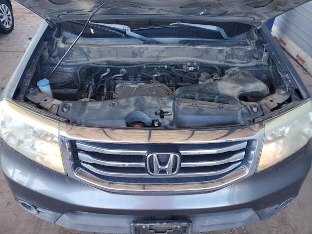 5FNYF3H42EB015554 - 2014 HONDA PILOT EX GRAY photo 11