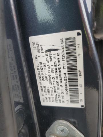 1HGCM56786A052841 - 2006 HONDA ACCORD EX GRAY photo 12