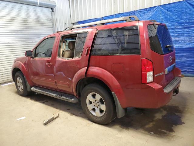 5N1AR18U87C626357 - 2007 NISSAN PATHFINDER LE 勃艮第红 照片 2