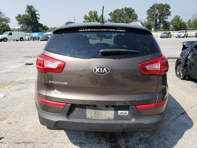 KNDPB3A2XD7352977 - 2013 KIA SPORTAGE BASE BROWN photo 6