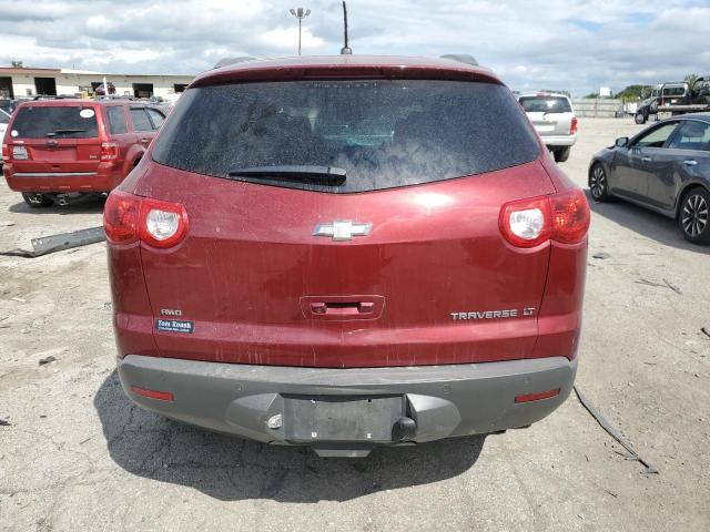 1GNKVJED6BJ321959 - 2011 CHEVROLET TRAVERSE LT BURGUNDY photo 6