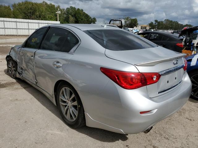 JN1BV7AP2EM680503 - 2014 INFINITI QX50 BASE SILVER photo 3