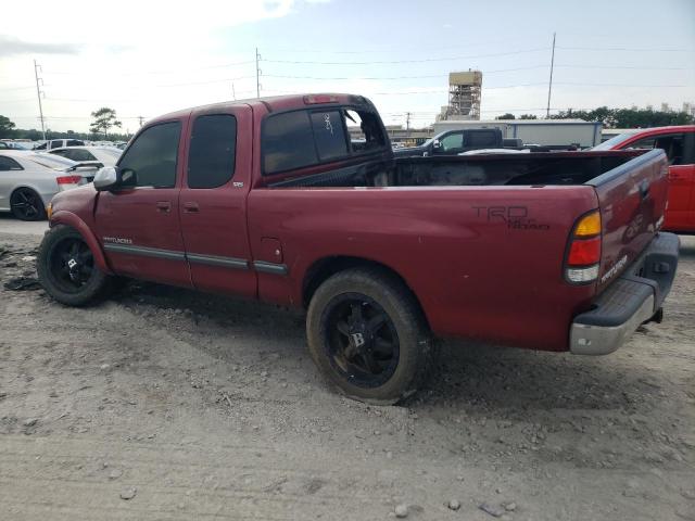5TBBT4418YS019309 - 2000 TOYOTA TUNDRA ACCESS CAB MAROON photo 2