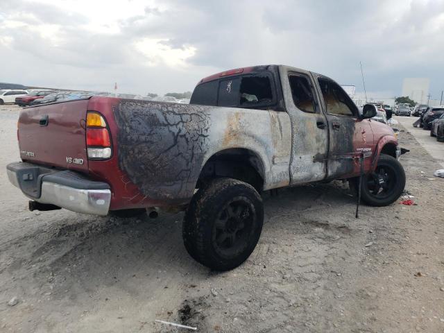 5TBBT4418YS019309 - 2000 TOYOTA TUNDRA ACCESS CAB MAROON photo 3