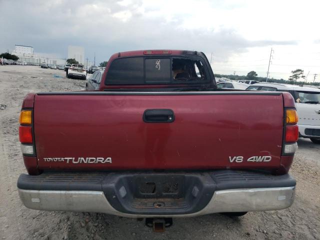 5TBBT4418YS019309 - 2000 TOYOTA TUNDRA ACCESS CAB MAROON photo 6