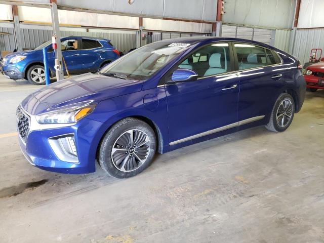 KMHCX5LD8MU258636 - 2021 HYUNDAI IONIQ LIMITED BLUE photo 1