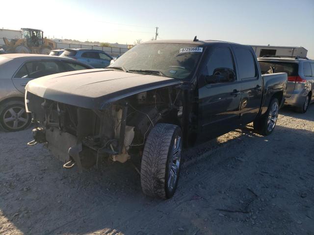 2GCEC13J871516046 - 2007 CHEVROLET SILVERADO C1500 CREW CAB BLACK photo 1