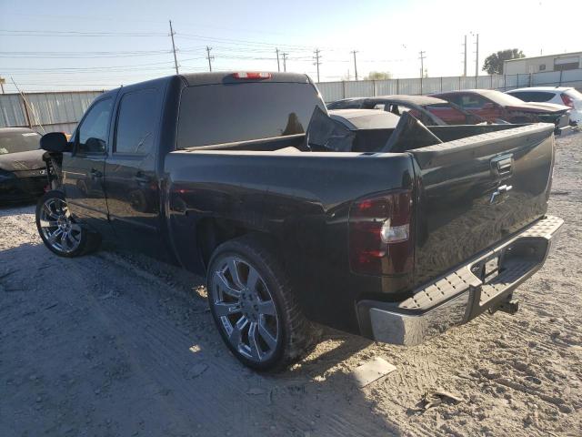 2GCEC13J871516046 - 2007 CHEVROLET SILVERADO C1500 CREW CAB BLACK photo 2