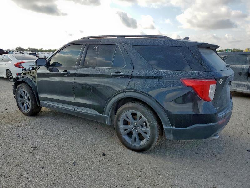 1FMSK7DH8NGC02350 - 2022 FORD EXPLORER XLT Siyah fotoğraf 2