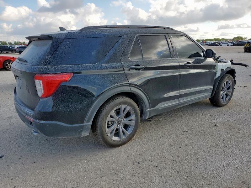 1FMSK7DH8NGC02350 - 2022 FORD EXPLORER XLT Siyah fotoğraf 3