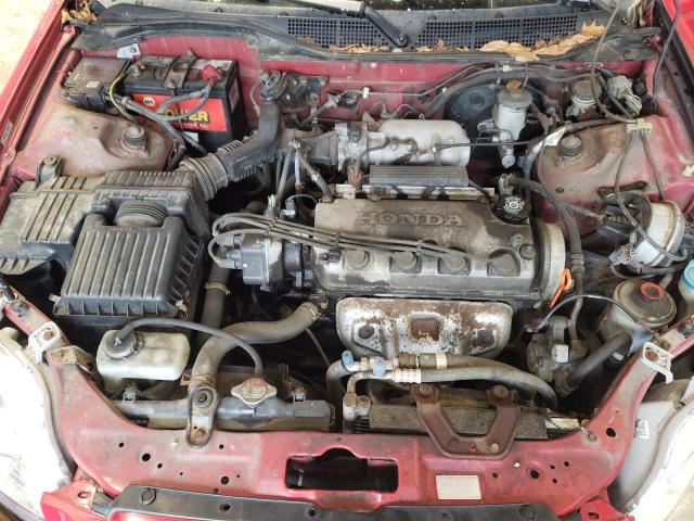 1HGEJ8140WL102457 - 1998 HONDA CIVIC EX RED photo 11