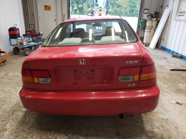 1HGEJ8140WL102457 - 1998 HONDA CIVIC EX RED photo 6