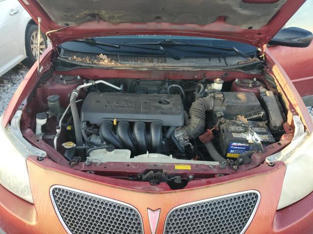 5Y2SL65896Z434973 - 2006 PONTIAC VIBE RED photo 11