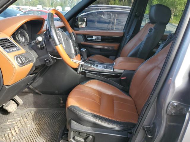 SALSP2E43DA776613 - 2013 LAND ROVER RANGE ROVE AUTOBIOGRAPHY SILVER photo 7