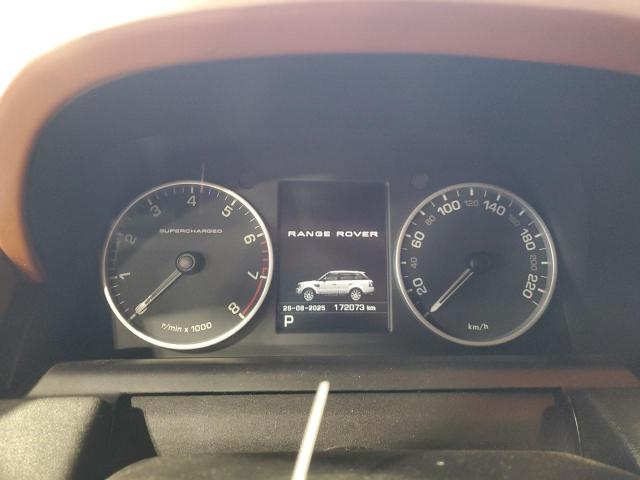 SALSP2E43DA776613 - 2013 LAND ROVER RANGE ROVE AUTOBIOGRAPHY SILVER photo 9