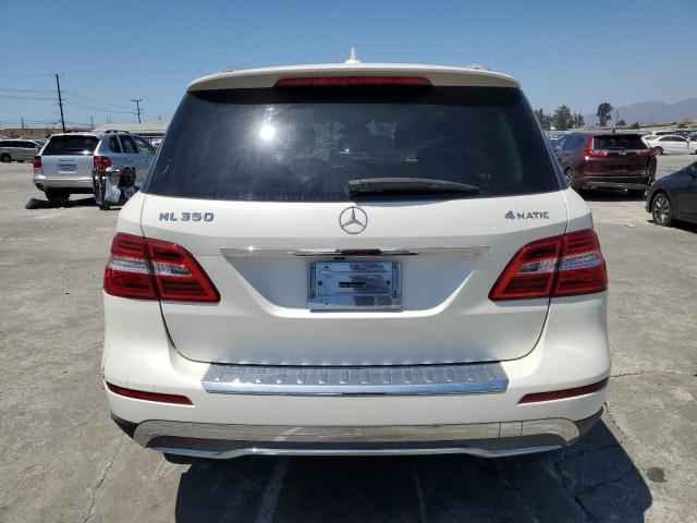 4JGDA5HB9CA023000 - 2012 MERCEDES-BENZ ML 350 4MATIC WHITE photo 6
