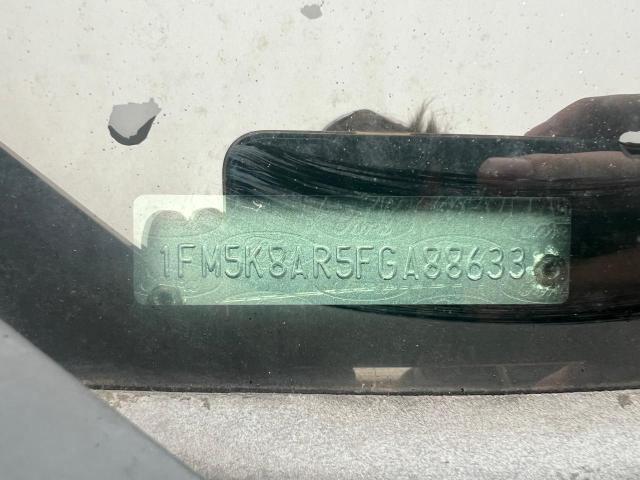 1FM5K8AR5FGA88633 - 2015 FORD EXPLORER POLICE INTERCEPTOR Qara foto 10