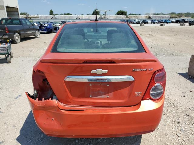 1G1JC5SH2D4102872 - 2013 CHEVROLET SONIC LT 橙色 照片 6