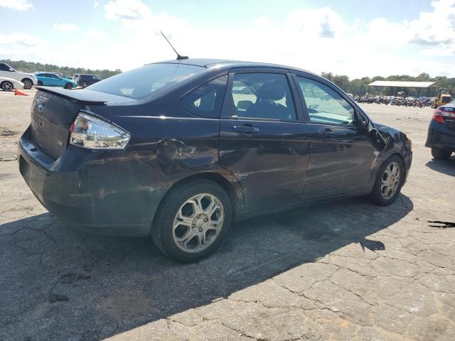 1FAHP35N98W292878 - 2008 FORD FOCUS SE BLACK photo 3