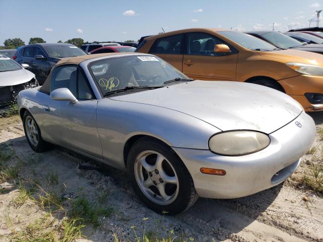 JM1NB3537X0129108 - 1999 MAZDA MX-5 MIATA SILVER photo 4