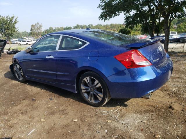 1HGCS2B83BA001258 - 2011 HONDA ACCORD EXL BLUE photo 2